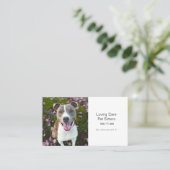 Cute Dog Pet Sitting and Services Visitekaartje (Staand voorkant)