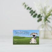 Cute Dog Pet Visitekaartjes (Staand voorkant)
