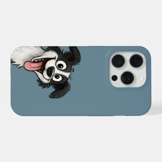 Cute Dog Phone Case iPhone Hoesje (Achterkant horizontaal)
