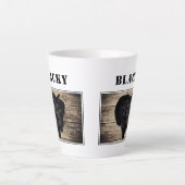 Cute Dog Photo and Name Latte Mok (Voorkant)