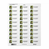 Cute Dog PhotoGraduy Return Address Label (Full Sheet)