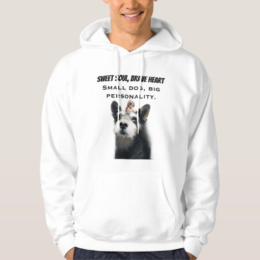 Cute Dog Portrait Hoodie (Voorkant)