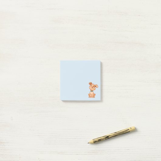 Cute Dog Post-it® notes (Op bureau)
