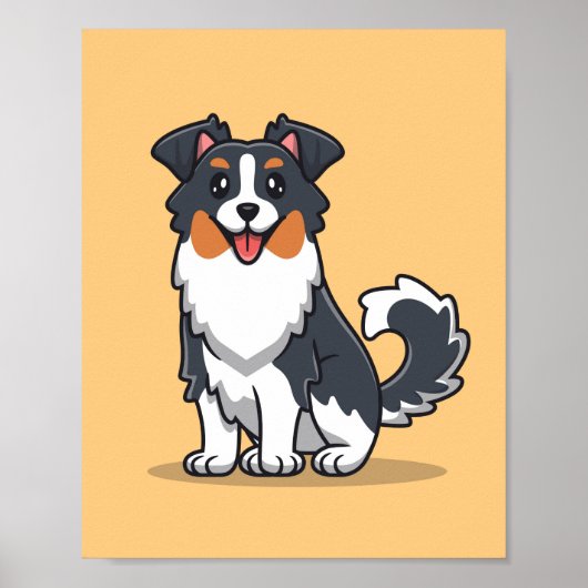 Cute Dog Poster (Voorkant)
