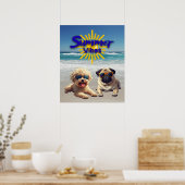 Cute Dog Print, Value Poster Paper (Semi-Gloss) (Keuken)
