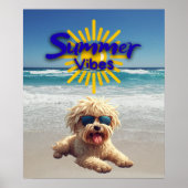 Cute Dog Print, Value Poster Paper (Semi-Gloss) (Voorkant)