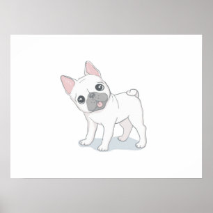 Cute Dog Puppy   Cadeau voor Hondenliefhebbers Poster
