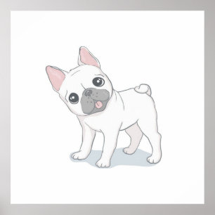 Cute Dog Puppy   Cadeau voor Hondenliefhebbers Poster