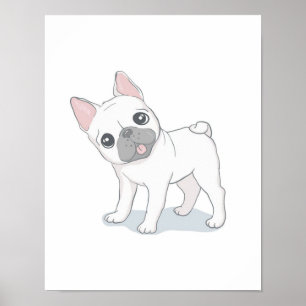 Cute Dog Puppy Cadeau voor Hondenliefhebbers Poster