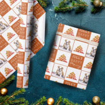 Cute Dog Puppy Pet Typografie Kerstboom Foto