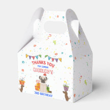 Cute Dog Puppy Thmed Kind Birthday Party