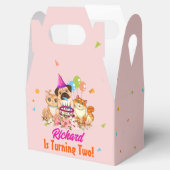 Cute Dog Puppy Thmed Kind Birthday Party Bedankdoosjes (Geopend)