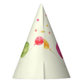 Cute Dog Puppy Thmed Kind Birthday Party Feesthoedjes (Achterkant)