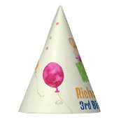 Cute Dog Puppy Thmed Kind Birthday Party Feesthoedjes (Links)