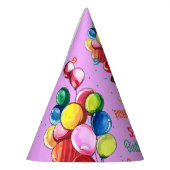 Cute Dog Puppy Thmed Kind Birthday Party Feesthoedjes (Links)