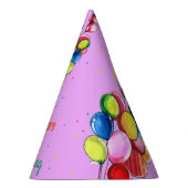 Cute Dog Puppy Thmed Kind Birthday Party Feesthoedjes (Rechts)