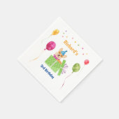 Cute Dog Puppy Thmed Kind Birthday Party Servet (Hoek)