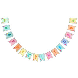 Cute Dog Puppy Thmed Kind Birthday Party Vlaggetjes