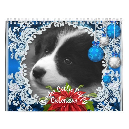 Cute Dog Puppy to Adulthood Kerstmis Kalender (Hoes)