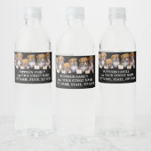 Cute Dog Return Label Waterfles Etiket (Flessen)