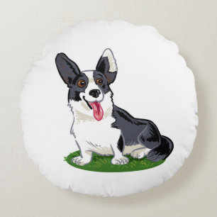 Cute dog rond kussen