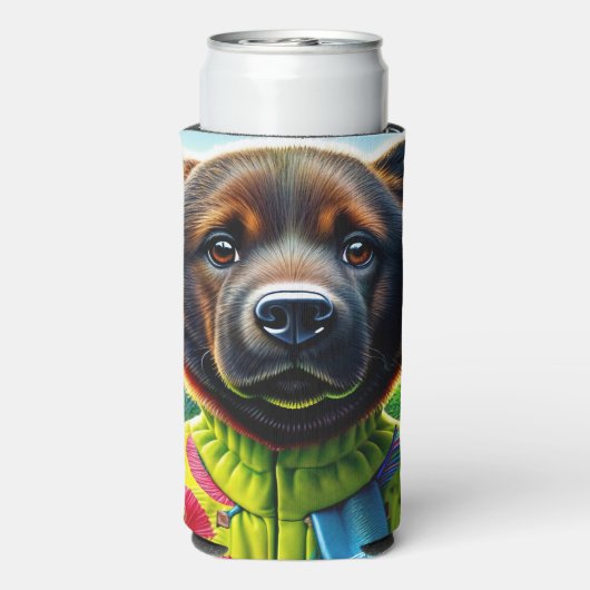 Cute dog seltzer blikjeskoeler (Seltzer Achterkant)