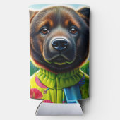 Cute dog seltzer blikjeskoeler (Achterkant)