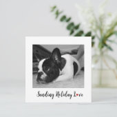 Cute Dog Sending Holiday Love (Staand voorkant)