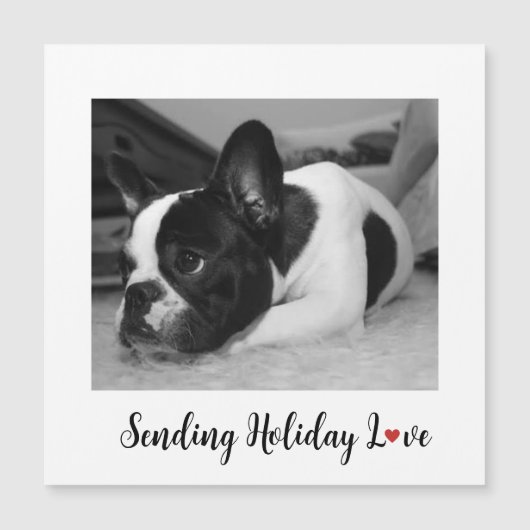 Cute Dog Sending Holiday Love (Voorkant)