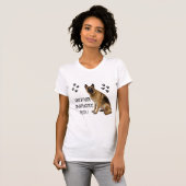 Cute Dog Shirt! De Duitse herds Rock! T-shirt (Voorkant volledig)