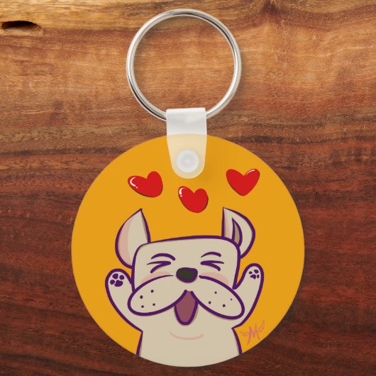 Cute Dog Sleutelhanger (Voorkant)