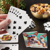 Cute dog-speelkaart pokerkaarten (Insitu)