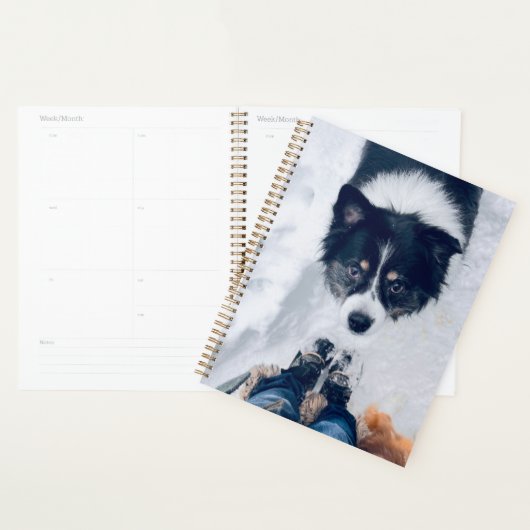 Cute Dog Spiral Planner (Display)