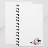 Cute Dog Stationery Briefpapier (Voorkant / Achterkant)