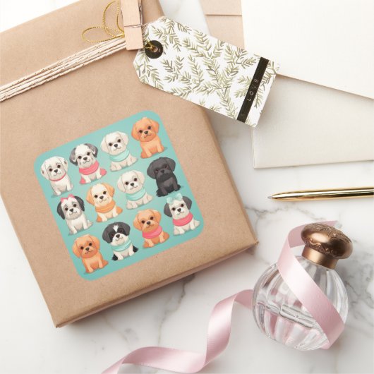 Cute dog sticker (Geschenken)