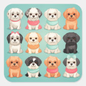 Cute dog sticker (Voorkant)