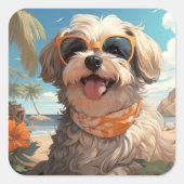 Cute dog sticker (Voorkant)