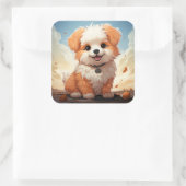 Cute dog sticker (Tas)