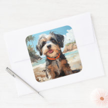 Cute dog sticker