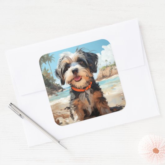 Cute dog sticker (Envelop)