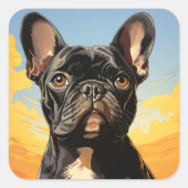 Cute dog sticker (Voorkant)