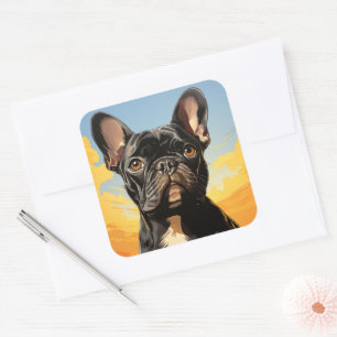 Cute dog sticker