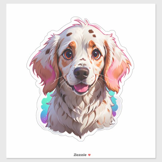 Cute Dog Sticker (Vel)