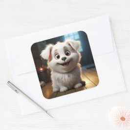 Cute dog sticker