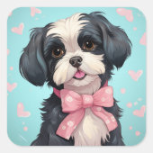 Cute dog sticker (Voorkant)