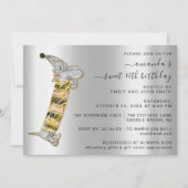 Cute Dog Sweet 16th Birthday Party Kaart (Voorkant)