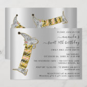 Cute Dog Sweet 16th Birthday Party Kaart (Voorkant / Achterkant)