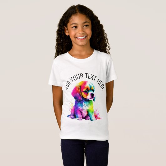Cute Dog T-shirt (Voorkant volledig)