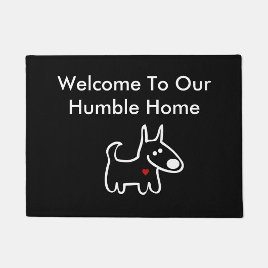 Cute Dog Theme Deurmat (Voorkant)