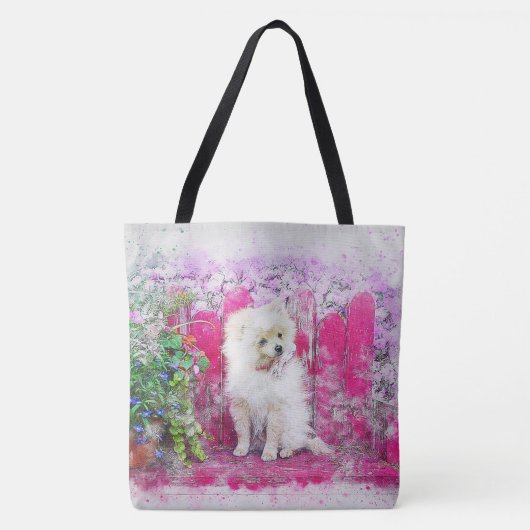 Cute Dog Tote Bag (Voorkant)